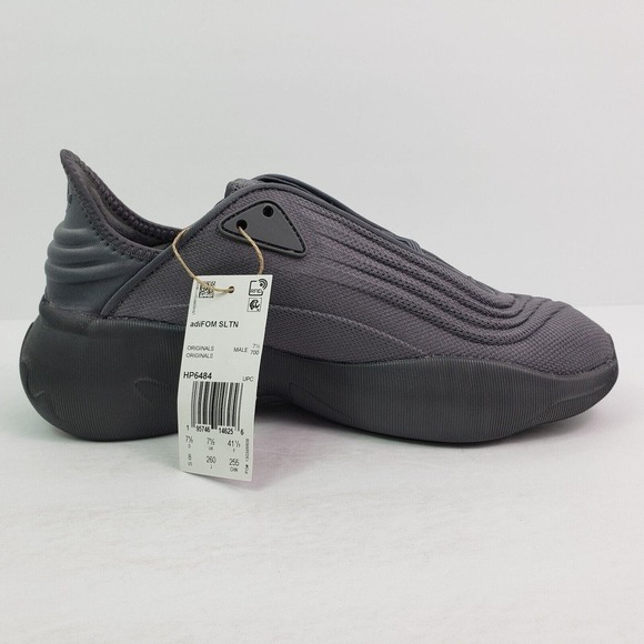Adidas Originals Adifom SLTN Mens Size 8 Low Grey Carbon Athletic Trainers Shoes main image 8